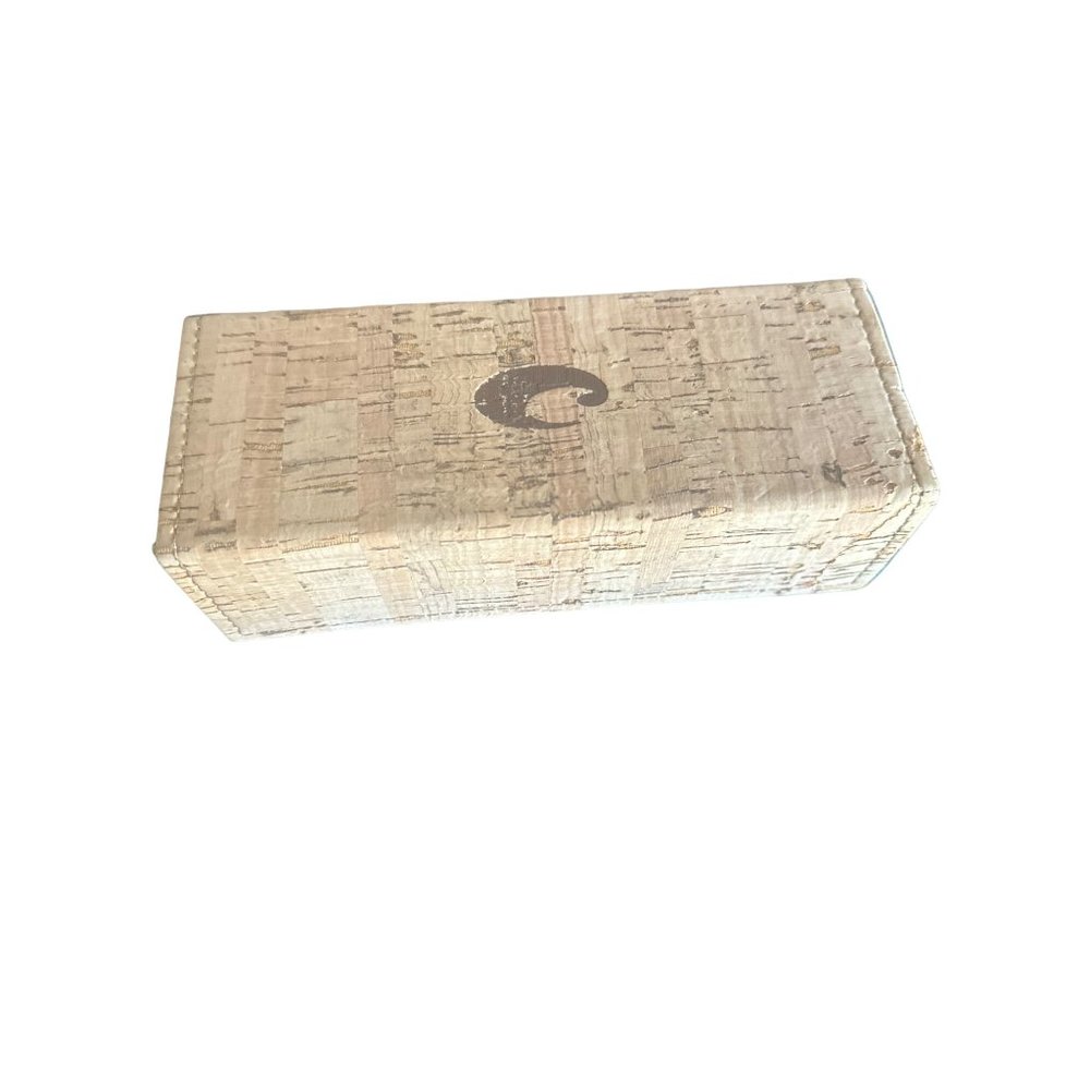 Costa Cork‎ Tan Glass Case Tan Interior Magnetic Closure